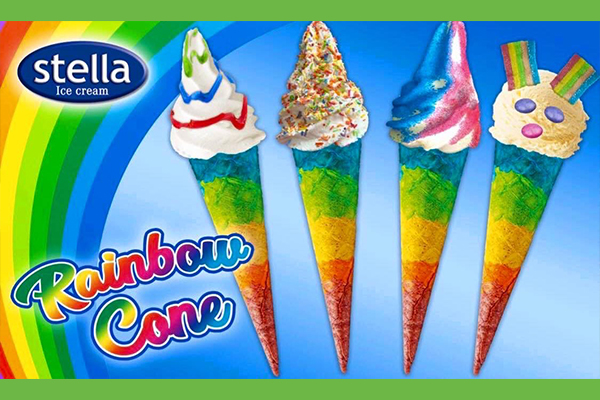 Percy Picnic Pit Stop - Ice Cream Rainbow Cones