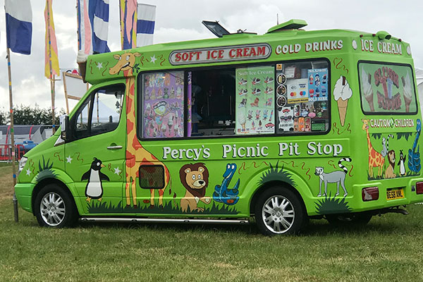 Alfie's Catering - Percy Picnic Pit Stop Ices creams